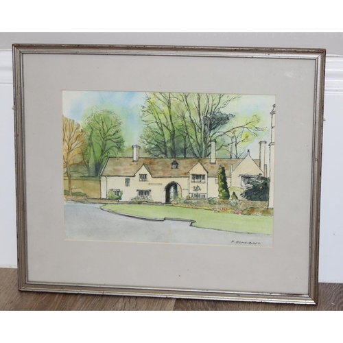 448 - Qty of assorted original artworks mainly of local interest to include pictures of Crowell, Towersey ... 