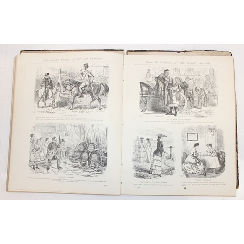 369 - Qty of mixed pictures, prints, mirror and a book of John Leech's Pictures of Life and Characters, pu... 