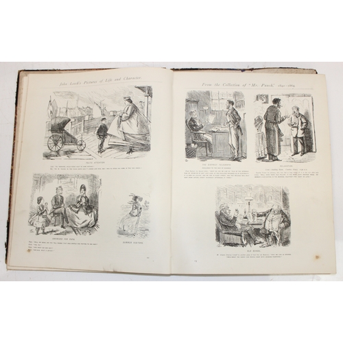 369 - Qty of mixed pictures, prints, mirror and a book of John Leech's Pictures of Life and Characters, pu... 