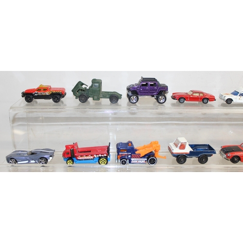 603 - Qty of Die cast scale model vehicles to incl Corgi, Hot Wheels etc, many with advertising such as Mc... 