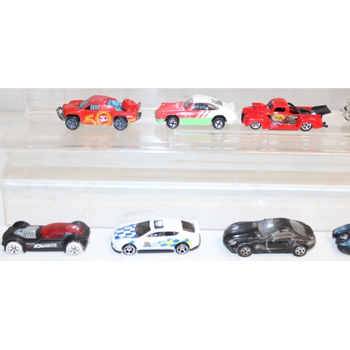 603 - Qty of Die cast scale model vehicles to incl Corgi, Hot Wheels etc, many with advertising such as Mc... 