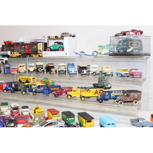 605 - Large qty of scale model vehicles, many in original packaging, mostly Lledo, some with advertising