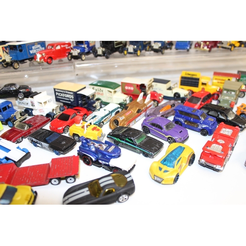 605 - Large qty of scale model vehicles, many in original packaging, mostly Lledo, some with advertising