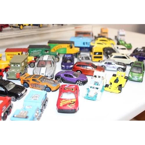 605 - Large qty of scale model vehicles, many in original packaging, mostly Lledo, some with advertising