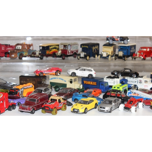 605 - Large qty of scale model vehicles, many in original packaging, mostly Lledo, some with advertising