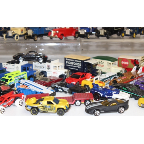 605 - Large qty of scale model vehicles, many in original packaging, mostly Lledo, some with advertising