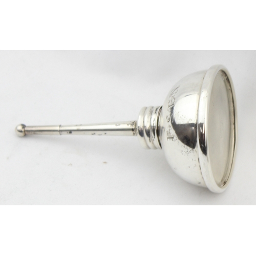 1051 - Tiffany & Co, a rare American sterling silver oil dropper can believed to be for a Singer sewing mac... 