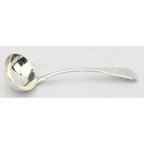 1080 - A Georgian silver sauce or toddy ladle, marked for London 1810 by Peter & William Bateman, approx 17... 