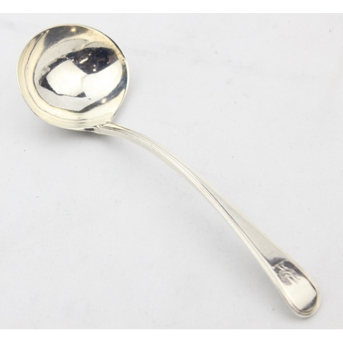 1081 - A Georgian silver sauce or toddy ladle, marked for London 1791 by George Smith (III) & William Fearn... 