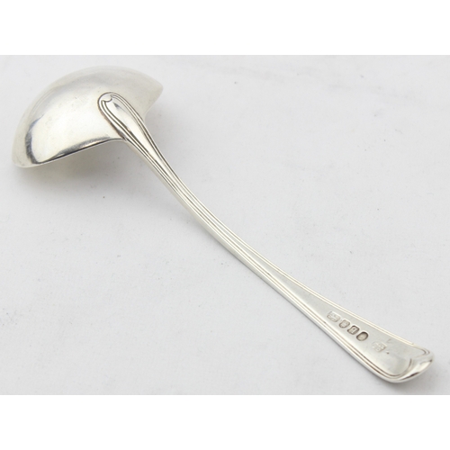 1081 - A Georgian silver sauce or toddy ladle, marked for London 1791 by George Smith (III) & William Fearn... 