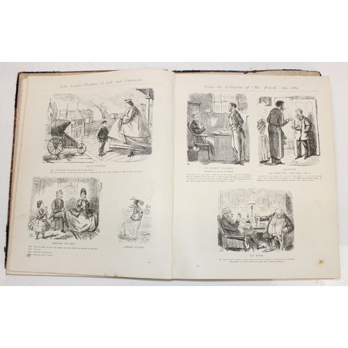 369 - Qty of mixed pictures, prints, mirror and a book of John Leech's Pictures of Life and Characters, pu... 