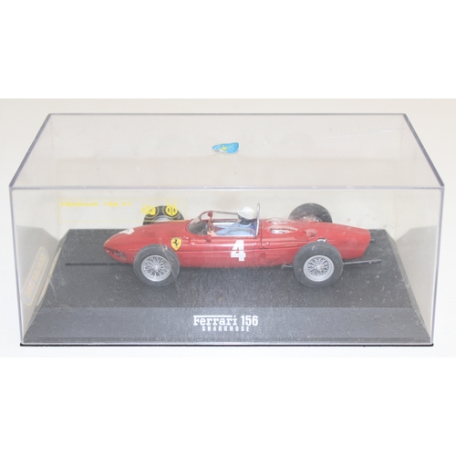 609 - 4 x vintage Scalextric cars to incl Ferrari 156