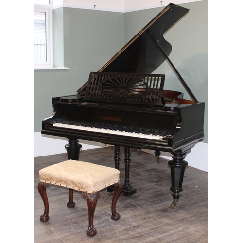 5 - C. Bechstein of Berlin, a late 19th century baby grand piano, 1871 model A with ebonised case, with ... 