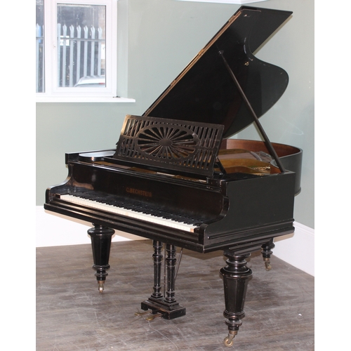 5 - C. Bechstein of Berlin, a late 19th century baby grand piano, 1871 model A with ebonised case, with ... 