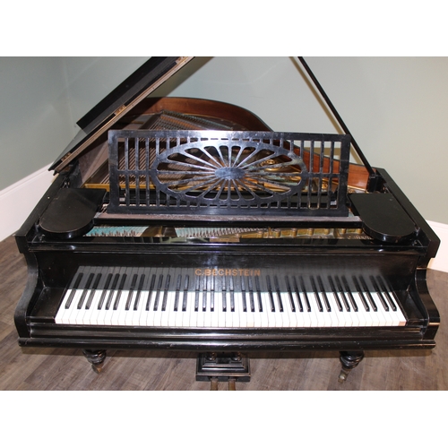 5 - C. Bechstein of Berlin, a late 19th century baby grand piano, 1871 model A with ebonised case, with ... 