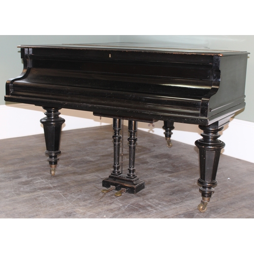 5 - C. Bechstein of Berlin, a late 19th century baby grand piano, 1871 model A with ebonised case, with ... 