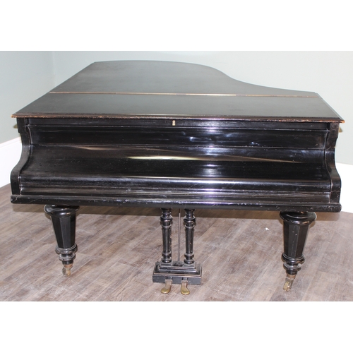 5 - C. Bechstein of Berlin, a late 19th century baby grand piano, 1871 model A with ebonised case, with ... 