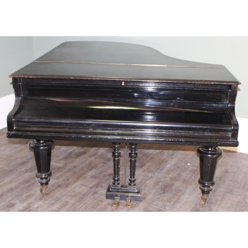 5 - C. Bechstein of Berlin, a late 19th century baby grand piano, 1871 model A with ebonised case, with ... 