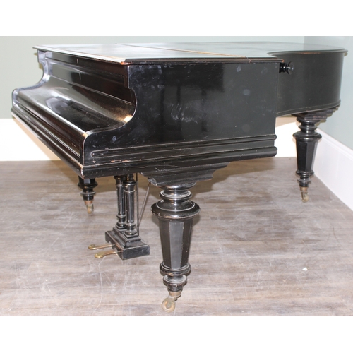 5 - C. Bechstein of Berlin, a late 19th century baby grand piano, 1871 model A with ebonised case, with ... 