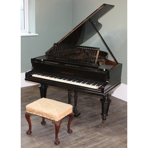 5 - C. Bechstein of Berlin, a late 19th century baby grand piano, 1871 model A with ebonised case, with ... 