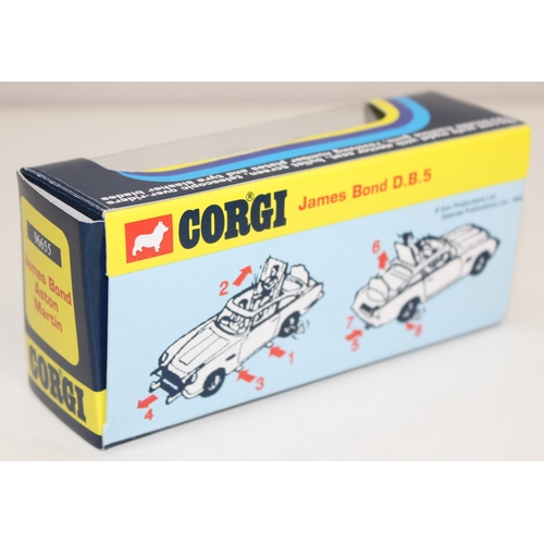 618 - 3 boxed Corgi James Bond themed die-cast vehicles to incl Ferrari 355 and 2 Aston Martin DB5