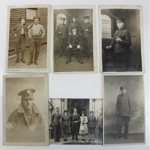 1445 - Late 1930's stationery case with contents to incl photographs and ephemera, mainly military related