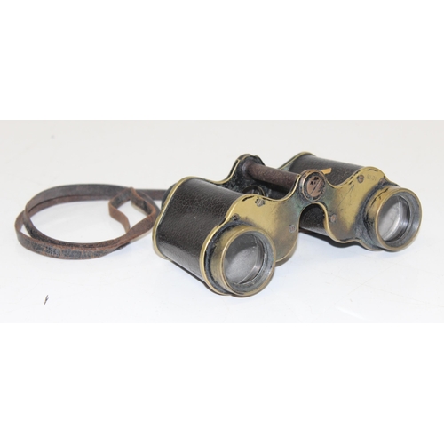 1446 - Pair of WW2 period British military binoculars, seemingly unbranded