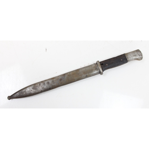 1449G - WWII German K98 bayonet marked 'Mundlos', dated 1938, approx 40cm incl handle