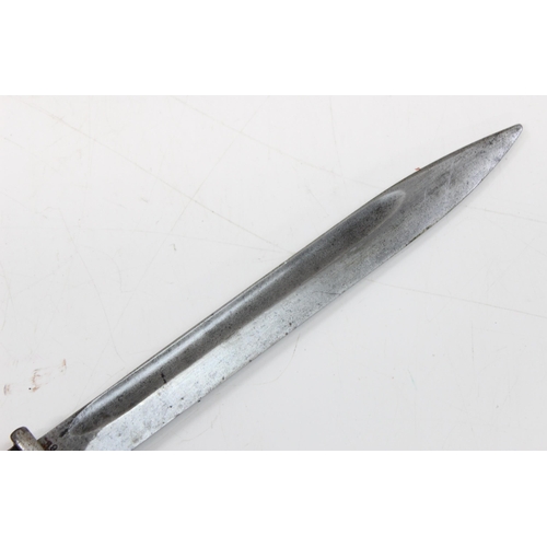 1449G - WWII German K98 bayonet marked 'Mundlos', dated 1938, approx 40cm incl handle