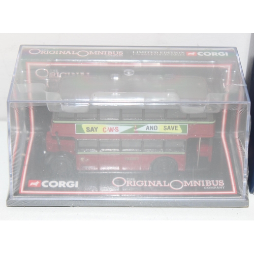 622 - 3 Boxed Corgi buses to include X90 Oxford to London express, Rose Hill to Iffley Road and a Millenni... 