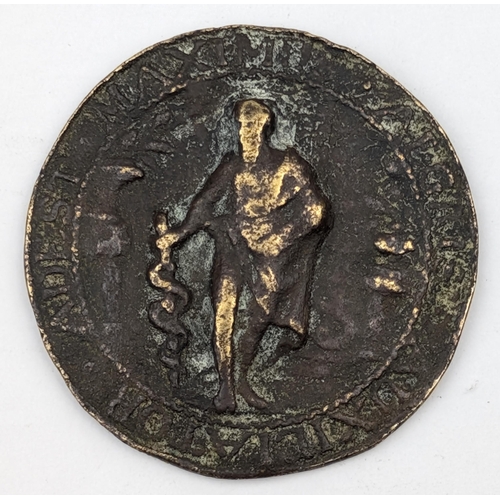 1260 - Of Medical interest, an 18th century token to allow entry to the Amsterdam Botanical Gardens, studen... 