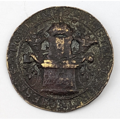 1260 - Of Medical interest, an 18th century token to allow entry to the Amsterdam Botanical Gardens, studen... 