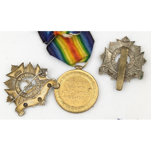 1437 - A WW1 family group of medals to inc a trio to 15401 Private A. Miles of Bedfordshire Regiment, with ... 