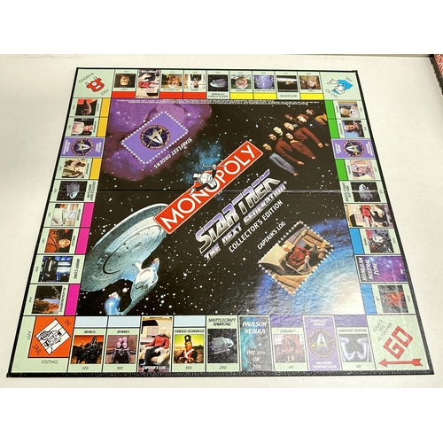 633 - 3 Various Sci-fi related Monopoly games to include Star Wars Episode 1, Star Trek and Thunderbirds