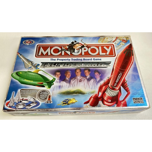 633 - 3 Various Sci-fi related Monopoly games to include Star Wars Episode 1, Star Trek and Thunderbirds