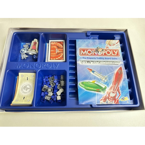 633 - 3 Various Sci-fi related Monopoly games to include Star Wars Episode 1, Star Trek and Thunderbirds