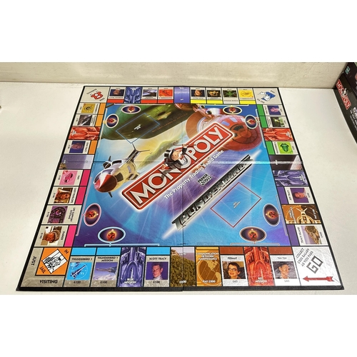 633 - 3 Various Sci-fi related Monopoly games to include Star Wars Episode 1, Star Trek and Thunderbirds