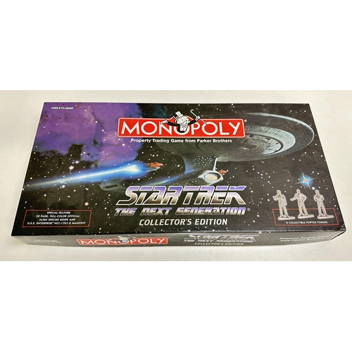 633 - 3 Various Sci-fi related Monopoly games to include Star Wars Episode 1, Star Trek and Thunderbirds