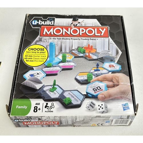 636 - 5 Various Monopoly games to include Monopoly City, U-Build Monopoly, Crazy Cash, Monopoly city and Z... 