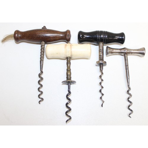 1525 - 10 assorted antique and later horn handled and other corkscrews