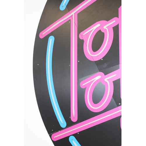 410 - Top of the Pops - a large illuminated sign of neon form but with LED fittings, per verbum made for a... 