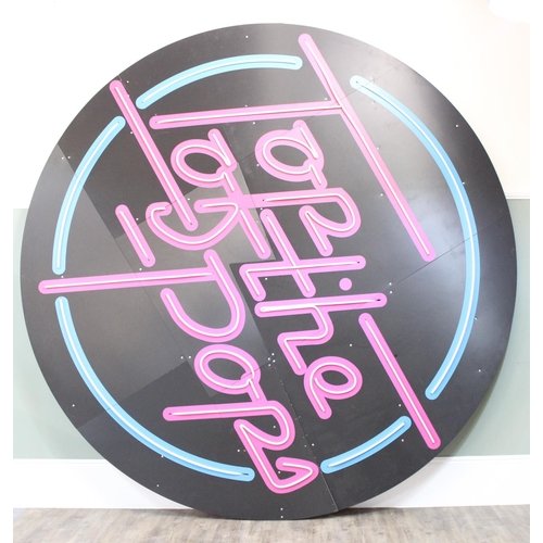 410 - Top of the Pops - a large illuminated sign of neon form but with LED fittings, per verbum made for a... 