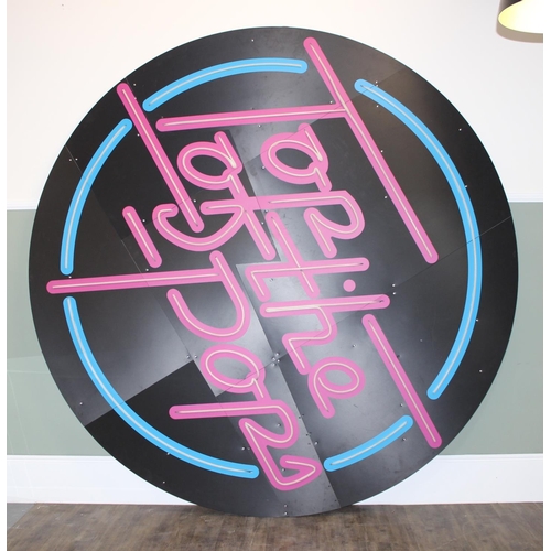 410 - Top of the Pops - a large illuminated sign of neon form but with LED fittings, per verbum made for a... 