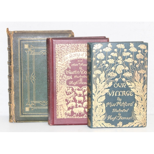 552 - Qty of antique books, mostly poetry to incl pocket books of Tennyson's works, Barrack Room Ballads a... 