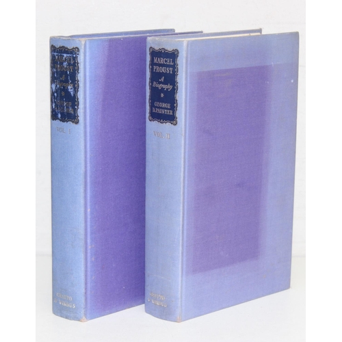 554 - Qty of antique and later hardback books to incl Marcel Proust 'A Biography', Oxford by Christopher H... 