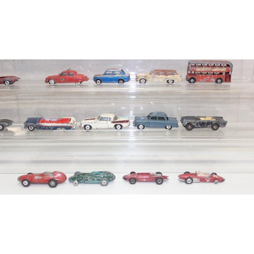 643 - A qty of assorted vintage playworn toy diecast vehicles, to inc Dinky & Corgi