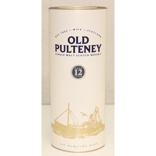 1546 - Old Pulteney 12 year old singly malt Scotch Whisky, in box, 70cl