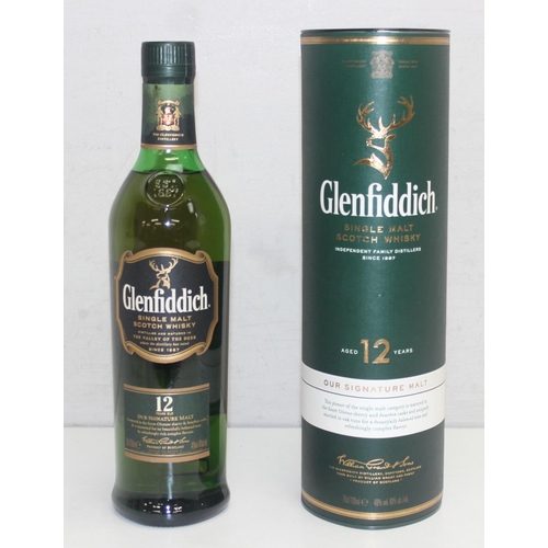 1548 - A bottle of Glenfiddich 12 year old single malt Scotch Whisky, in box, 70cl