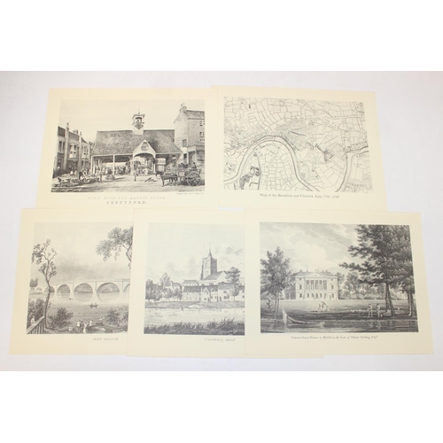 399 - Royal Collections - 2 limited edition folios containing prints relating to scenes from Chiswick, Bre... 