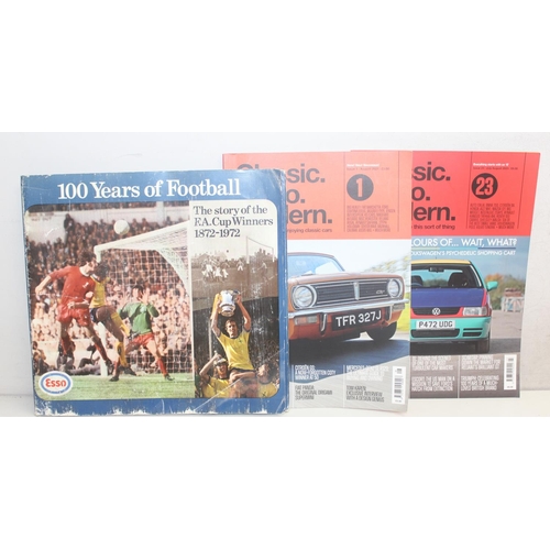 579 - A large qty of sporting related ephemera to inc 1960's and later football programmes, motoring magaz... 